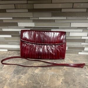 Vintage Victory Eel Skin Cross body / clutch